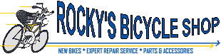 Rocky's Bicycle Shop - New bikes, expert repair service, parts and accessories